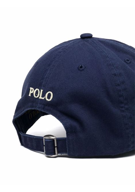 Cappello Da Baseball Blu Con Pony Giallo RALPH LAUREN KIDS | 323-552489004